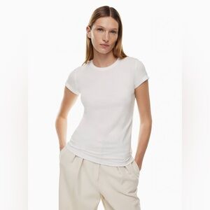 The Group by Babaton FOUNDATION CREW T-SHIRT | White, L